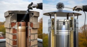 masonry vs metal chimneys inspection
