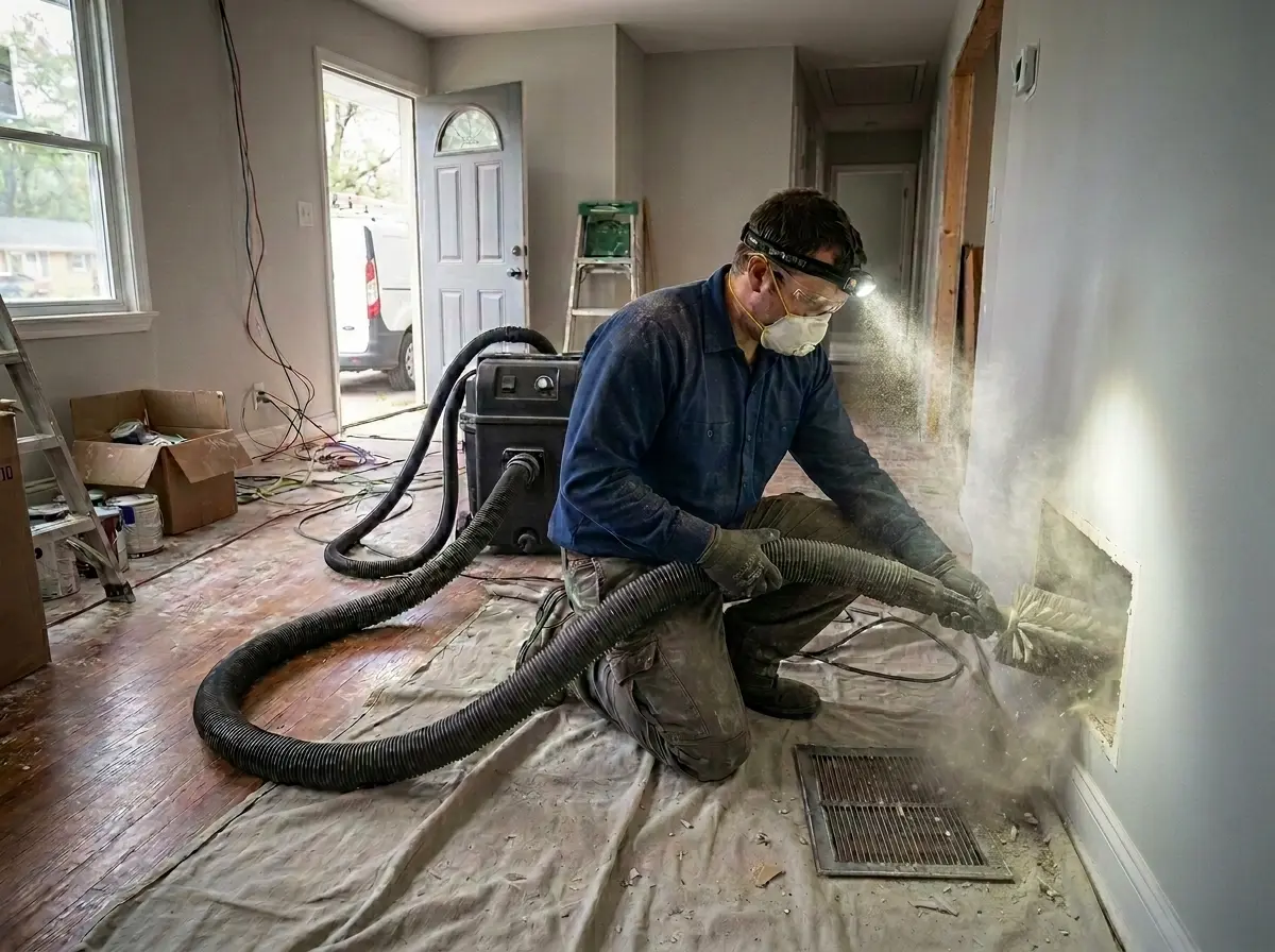 Post Renovation Air Duct Cleaning For NJ